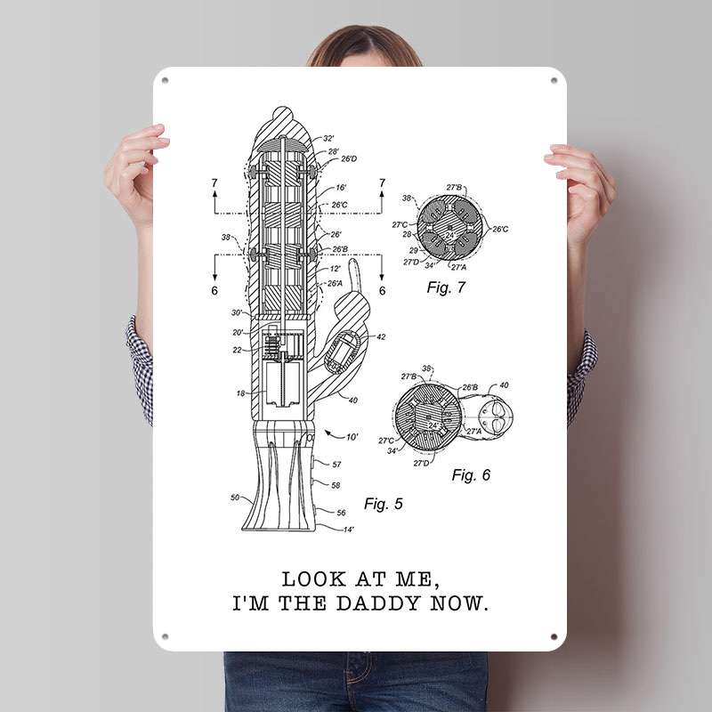 Retro Gaming Now - Ben Artık Babayım Metal Poster Özel