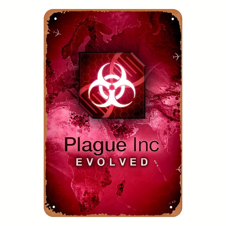 Retro Gaming Us - Vintage Tarz Plague Inc Evolved Metal