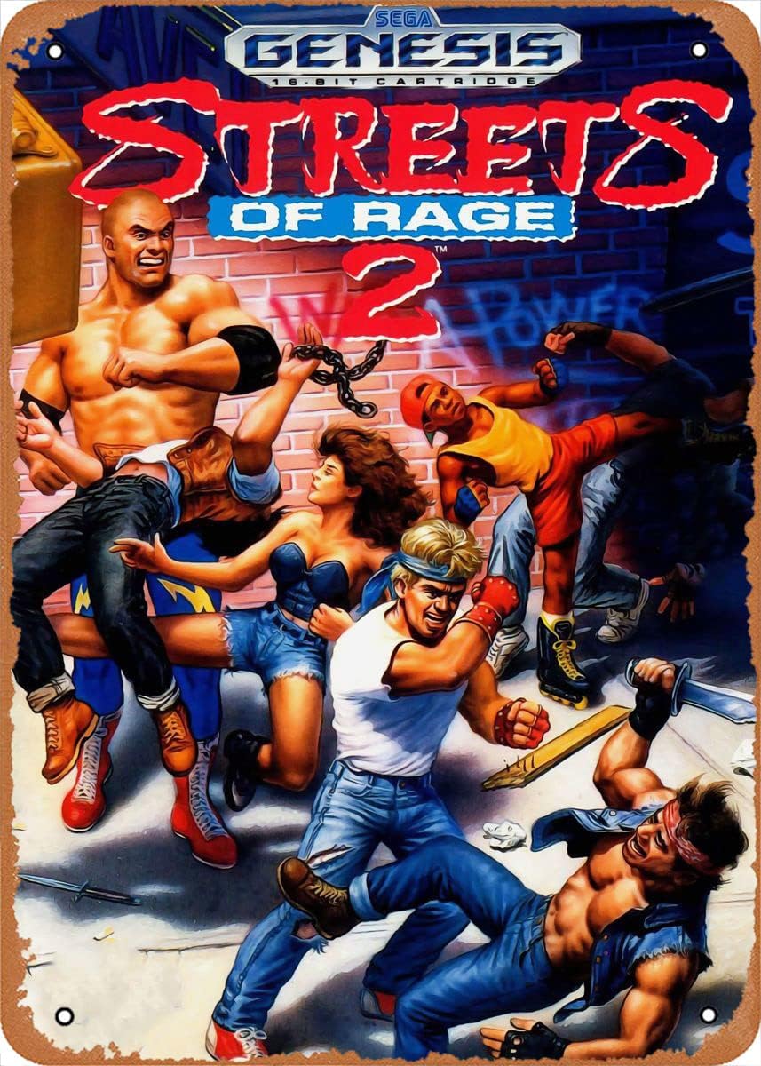 Retro Gaming Decor - Klasik Arcade Video Oyunu Posteri Metal