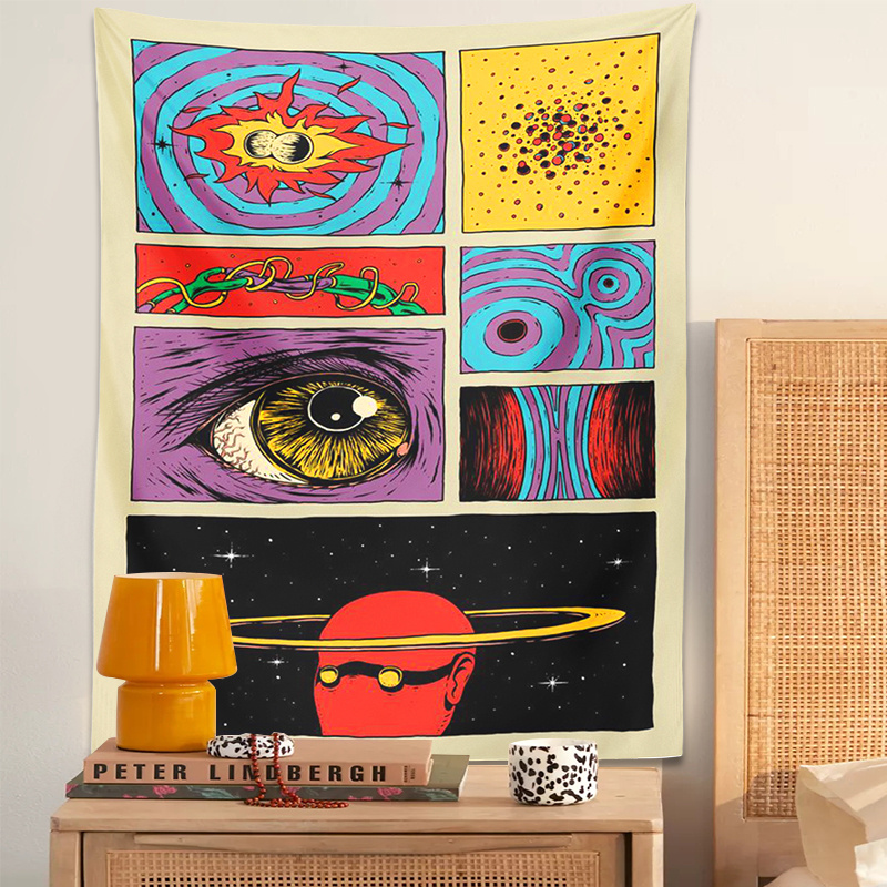 Retro Gaming Upscaler - VIKAMA Psychedelic Kolaj Sanat Goblen Retro