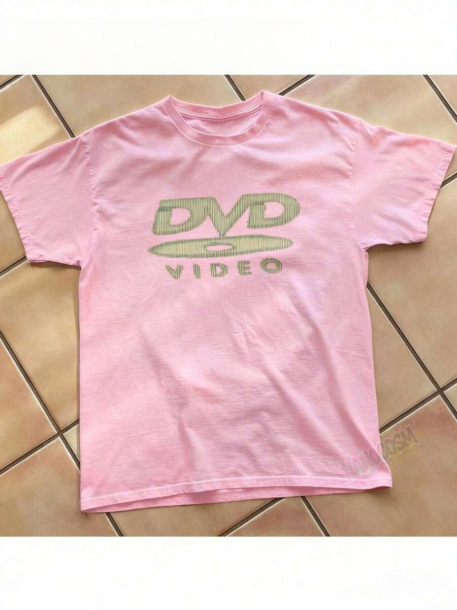 Retro Gaming T Shirt - [100% Pamuk] DVD Video Nostaljik Yeşil
