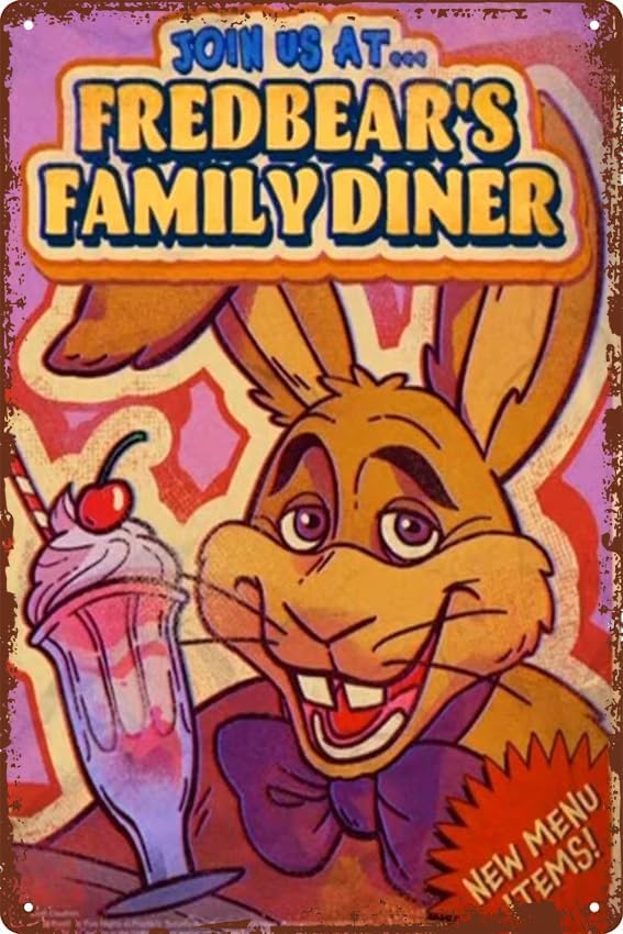 Retro Gaming Us - FNAF-Fredbears Aile Restoranı Pizza 2 Posteri