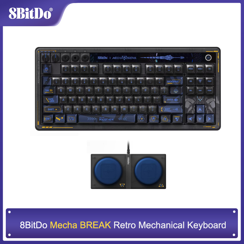 Retro Gaming Android - 8BitDo Retro 87 Mekanik Klavye -