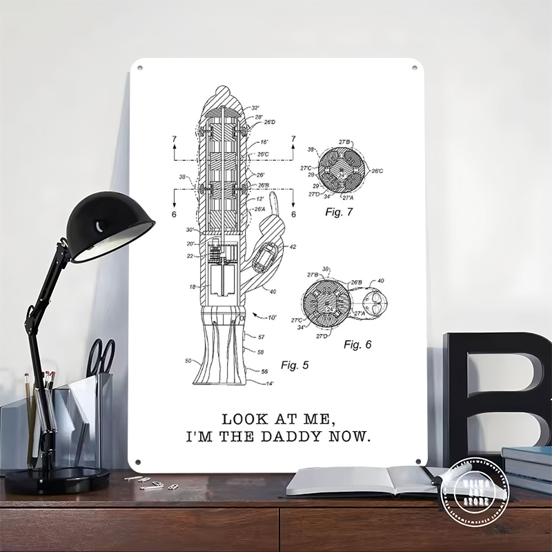 Ben Artık Babayım Metal Poster - Retro Gaming Now incelemesi ve fiyatı