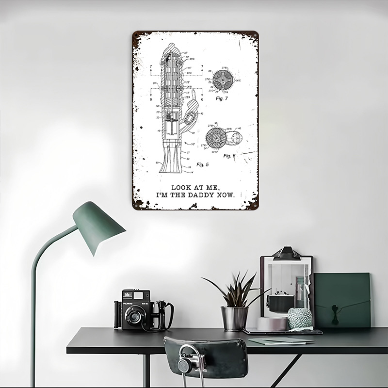 Ben Artık Babayım Metal Poster - Retro Gaming Now incelemesi ve fiyatı