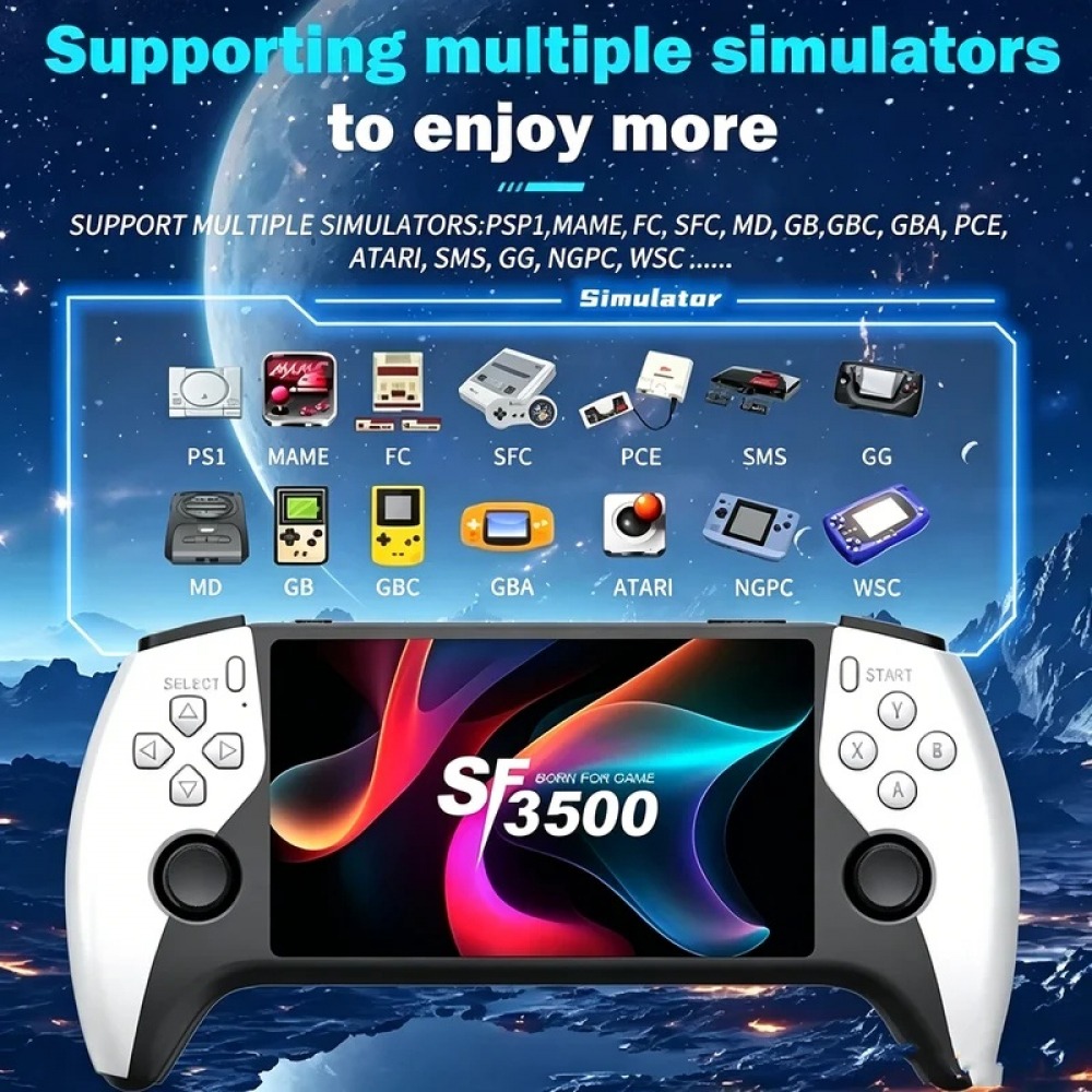 SF3500 5 inç El Oyun Konsolu,  - Retro Gaming Upscaler incelemesi ve fiyatı